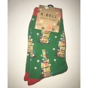 HOLIDAY SOCKS K. Bell -Light Bottle Women's Crew Socks